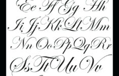 Worksheet ~ Fancy Cursive Alphabet Letters For Tattoos Free