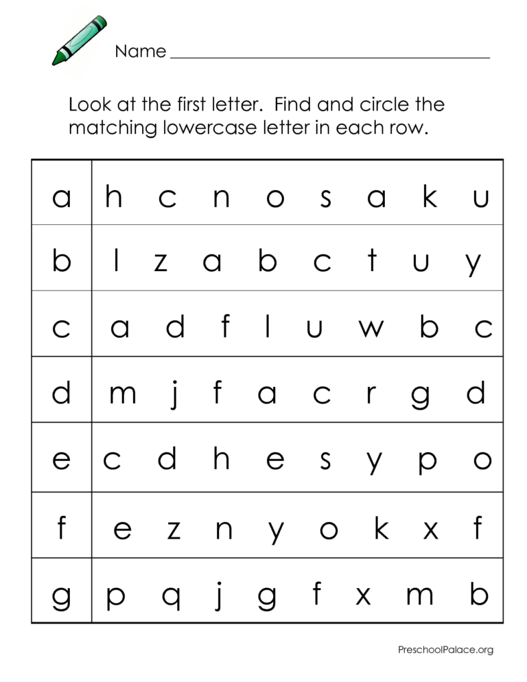 Worksheet ~ Free Alphabet Worksheets Kindergarten Printable inside ...