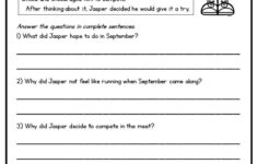 Worksheet ~ Worksheet Comprehension Stories For 2Nd Grade