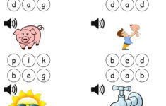 3 Letter Words Click On The Letters Worksheet