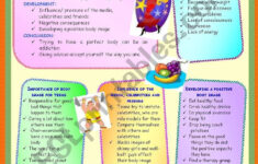 Body Image - Writing - Esl Worksheetpaula_Esl