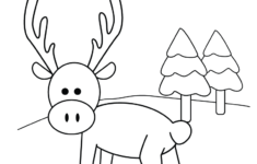 Christmas Coloring Worksheet - Free Kindergarten Holiday