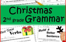 Christmas Grammar Worksheets With Digital Version | 2Nd