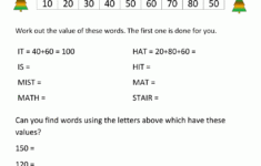 Christmas Math Worksheets (Harder)