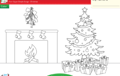 Decorate The Christmas Tree Worksheet - Color - Super Simple