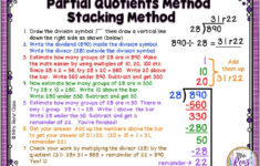 Division Strategies Made Easier – Partial Quotients Method