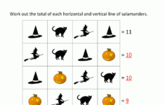 Free Halloween Math Worksheets