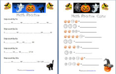 Free Halloween Math Worksheets: Addition, Subtraction, Coins