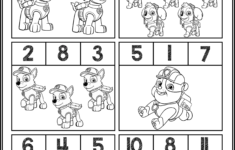 Free Paw Patrol Number Worksheets In 2021 | Free