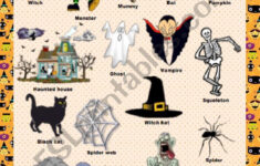 Halloween Dictionary - Esl Worksheetpotxoki