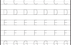 Letter Tracing Sheets Printable | Alphabet Tracing