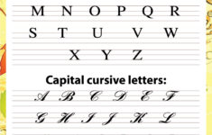 Lowercase And Cursive Letters