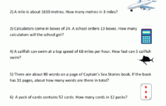 Multiplication Word Problems 4Th Grade