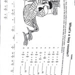 Multiplying Fractions Math Riddle Worksheet | Multiplying