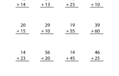 Second Grade Addition Worksheet | 2Nd Grade Math Worksheets