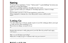 Self Esteem And Addiction Worksheets | Printable Worksheets