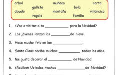 Spanish Christmas Worksheets And Conversation Cards