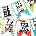 This Product Is A Printable Alphabet Banner With Both D
