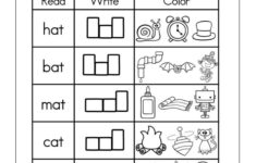 Three Letter Words Worksheets Pdf