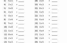 Worksheet ~ Worksheet Free Printable Multiplication