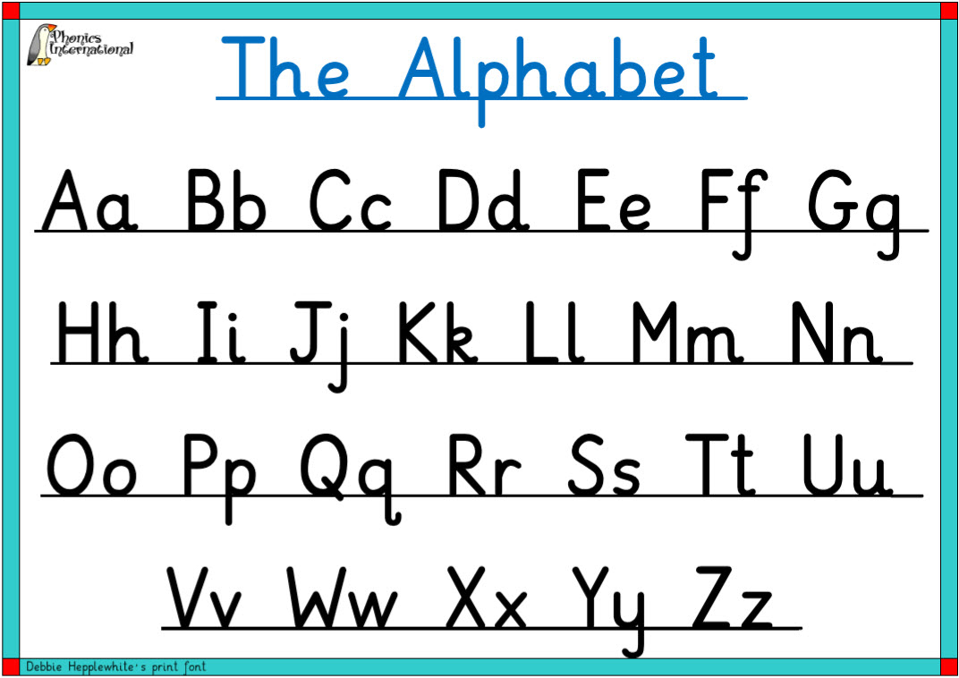 Free Printable Alphabet Letters Upper And Lower Case 