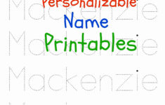 Name Tracing Worksheet Generator Free