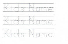 Name Tracing Worksheets For Printable Name Tracing