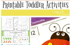 Printable Toddler Activities