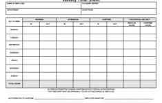 Weekly Time Sheet Free Printable Templates Printable