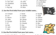 What s Your Pirate Name Printable Google Search Pirate