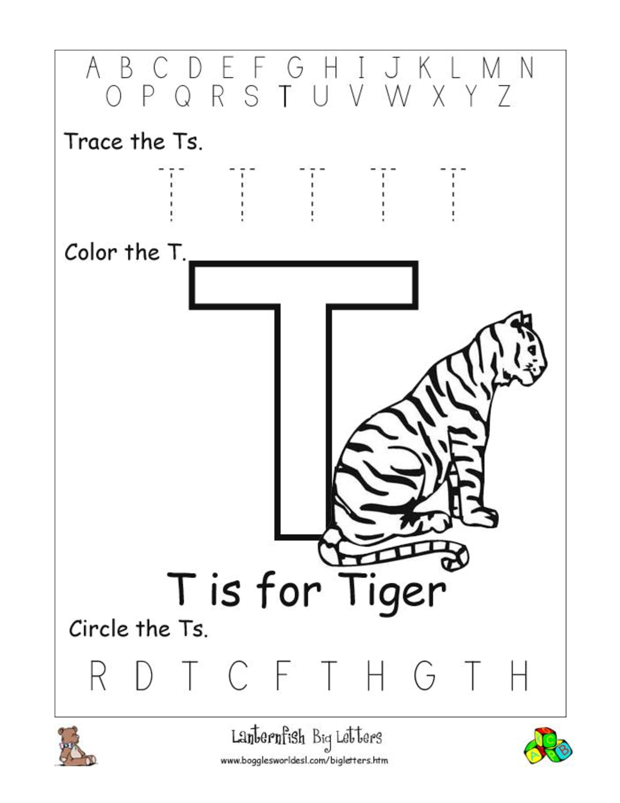 12 Best Images Of Pre Writing Letter T Worksheet Letter 