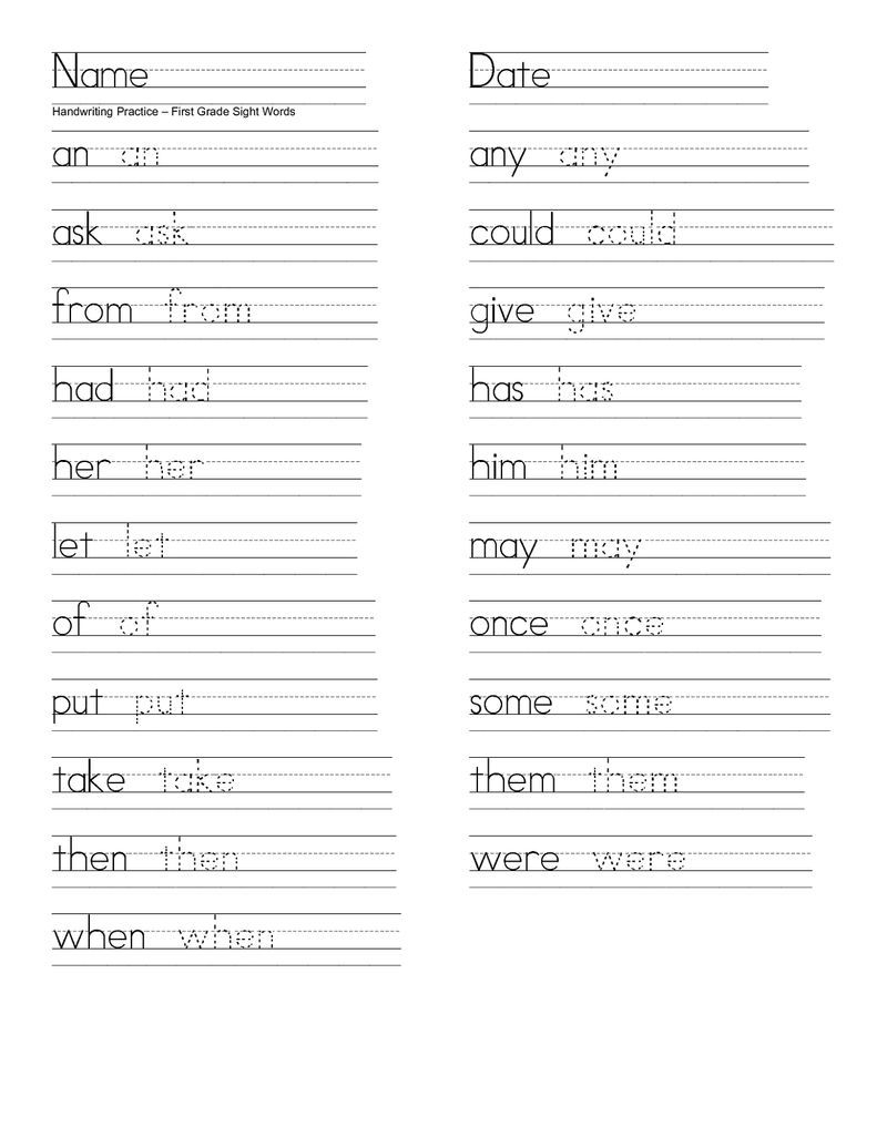 Handwriting Worksheets For 1st Class AlphabetWorksheetsFree