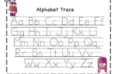 Alphabet Tracing Worksheets For 4 Year Olds