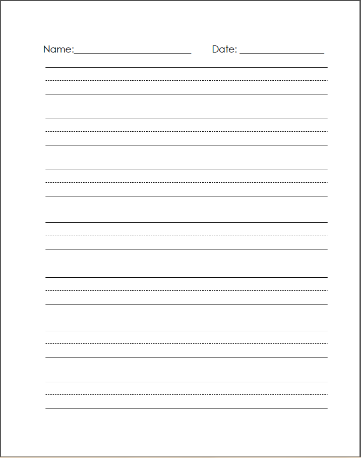 Handwriting Worksheets Blank AlphabetWorksheetsFree 