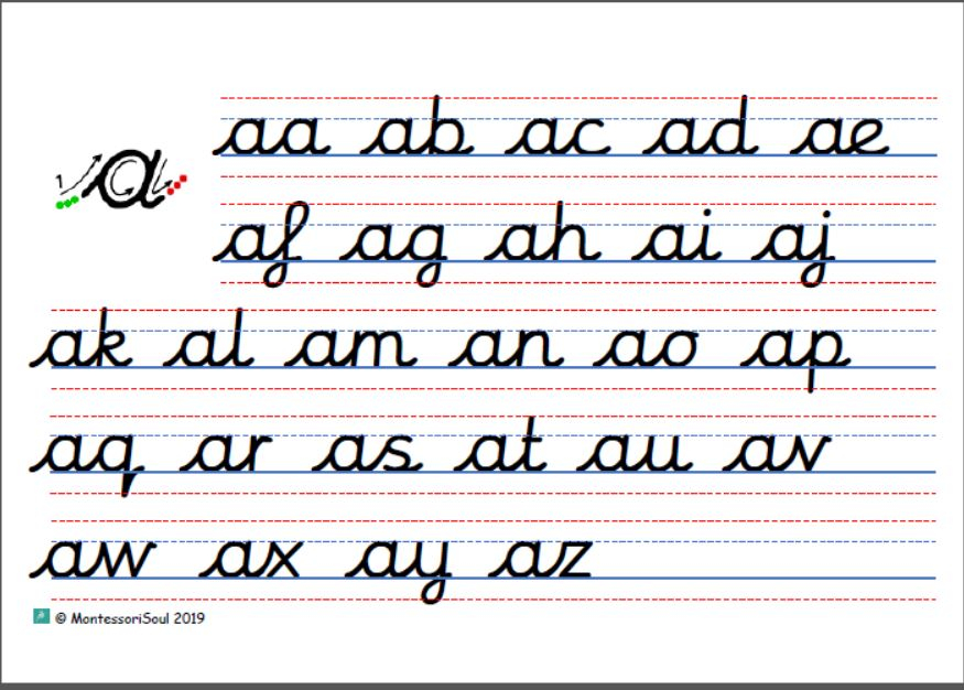Letter Join Worksheets Alphabetworksheetsfreecom Kindergarten Cursive Handwriting Worksheet 1 