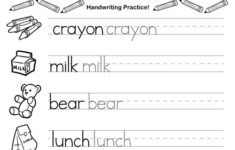 Free Handwriting Practice Paper For Kids Blank PDF Templates