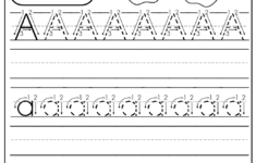 Free Tracing Letters A Z Worksheets