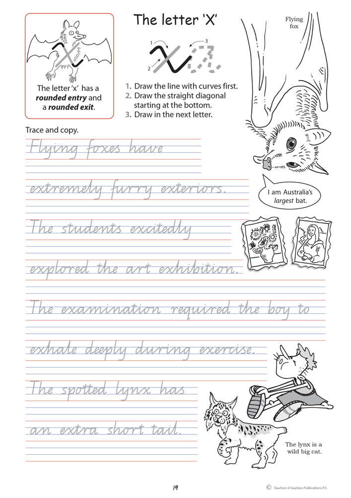 Year 4 Handwriting Worksheets AlphabetWorksheetsFree