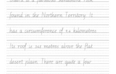 Handwriting Conventions VIC Year 4 Teachers 4