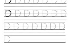 Letter D Handwriting Practice Worksheet Have Fun Teaching