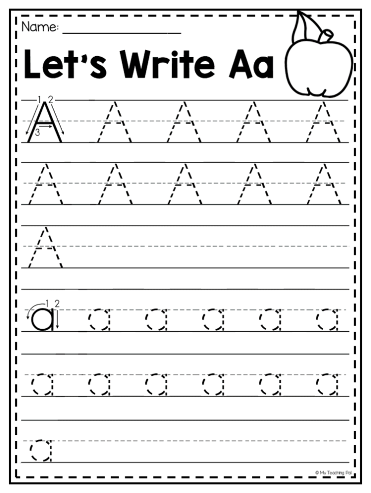 Mega Alphabet Worksheet Pack Pre K Kindergarten Lette - vrogue.co