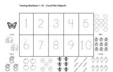 Numbers 1 10 Handwriting Worksheets NumbersWorksheet