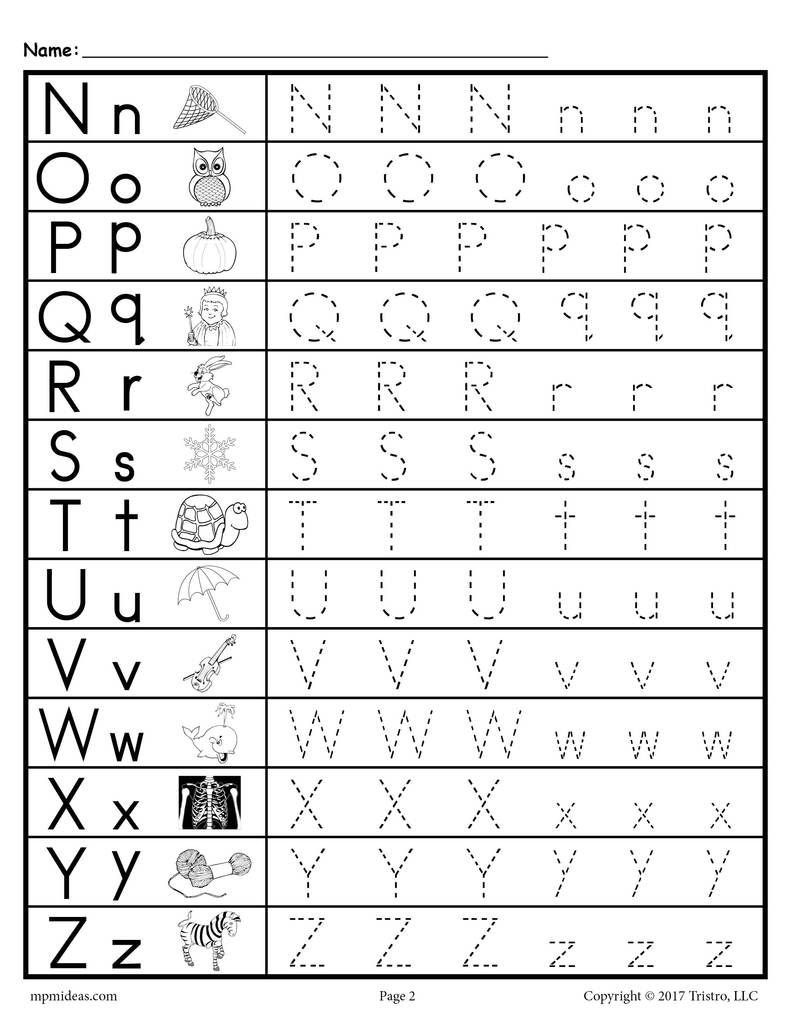 Handwriting Worksheets Uppercase And Lowercase AlphabetWorksheetsFree