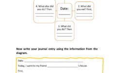 Writing A Journal Entry Worksheet