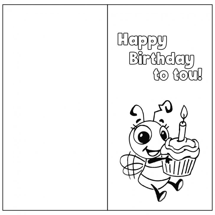 10 Best Printable Folding Birthday Cards Printablee ...