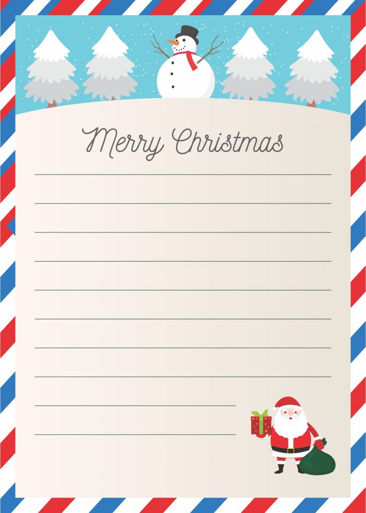 Download 6 Best Printable Christmas Letter To Santa Templates Free ...