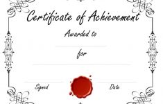 Certificate Of Achievement Template Task List Templates