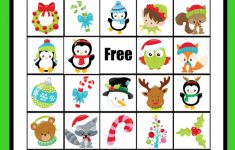 Christmas BINGO Game Totschooling Toddler Preschool