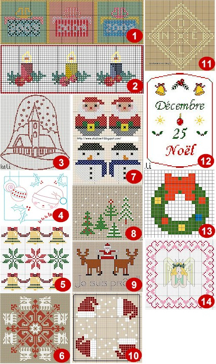 Christmas Cross Stitch Ornament Patterns Free Patterns