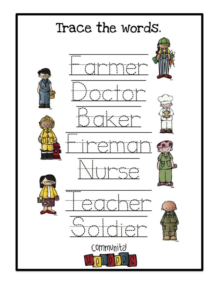 Community Helpers Printable 2 Preschool Printables